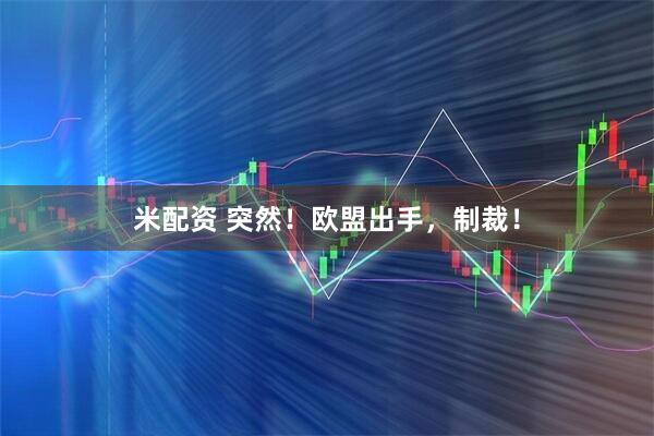 米配资 突然！欧盟出手，制裁！